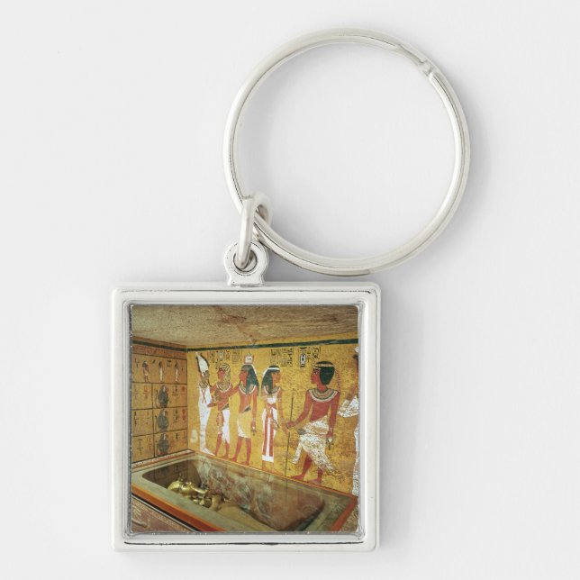 The burial chamber in the Tomb of Tutankhamun Key Ring (Front)