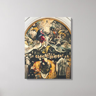 The Burial of Count Orgaz Canvas Print