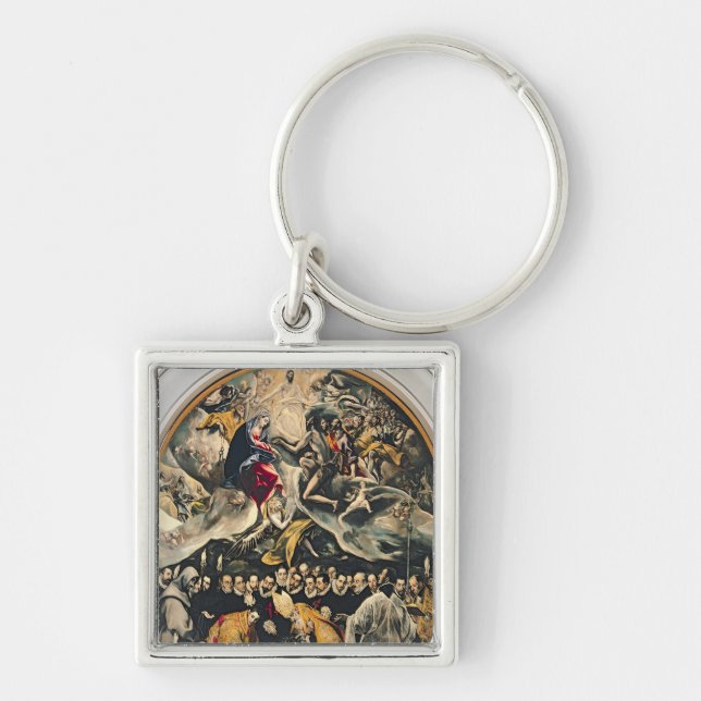 The Burial of Count Orgaz Key Ring (Front)