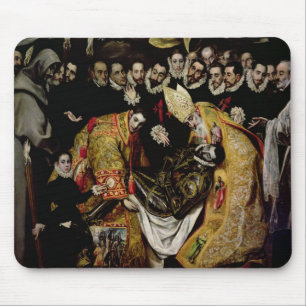 The Burial of Count Orgaz Mouse Pad