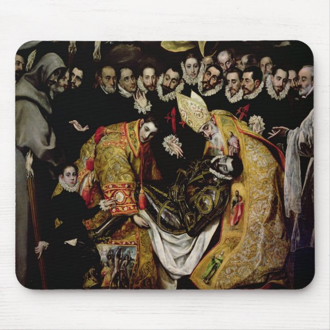 The Burial of Count Orgaz Mouse Pad (Front)