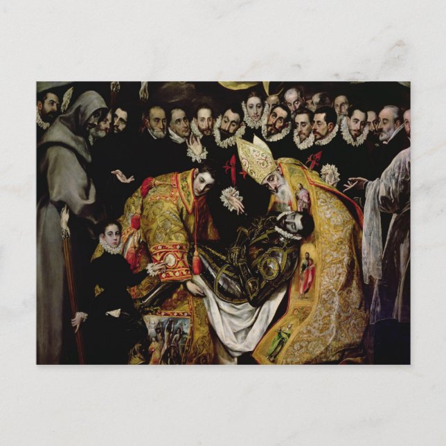The Burial of Count Orgaz Postcard (Front)