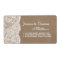 The Burlap & Lace Wedding Collection Labels