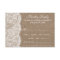 The Burlap & Lace Wedding Collection RSVP Cards