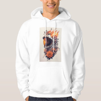 The ''Burning Astronaut'' hoodie T--Shirt is Good