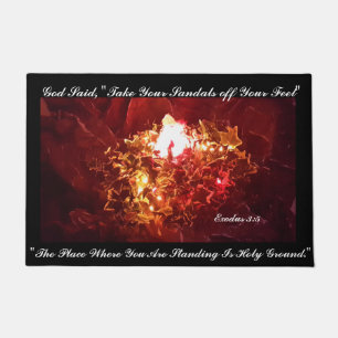 "The Burning Bush" Doormat