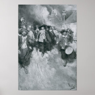 The Burning of Jamestown Poster