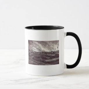 The burning of Stry, near Lemberg Mug