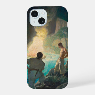 The Burning of the Bounty by Newell Convers Wyeth iPhone 15 Case