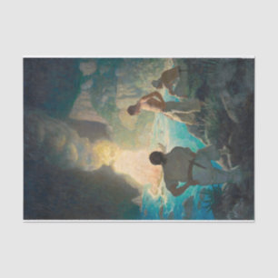 The Burning of the Bounty by Newell Convers Wyeth Tissue Paper