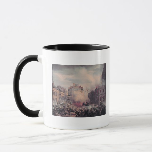 The Burning of the Chateau d'Eau Mug (Left)