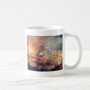 The Burning Of The Houses Of Parliament By Turner Coffee Mug