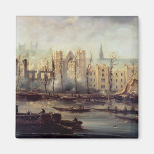 The Burning of the Houses of Parliament Magnet