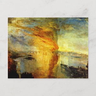 The Burning Of The Houses Of Parliament, The Burn Postcard