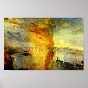 The Burning Of The Houses Of Parliament, The Burn Poster