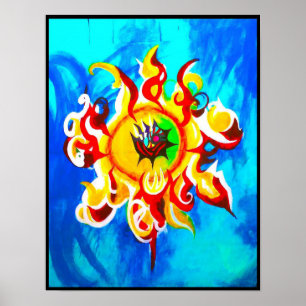 The Burning Star Poster