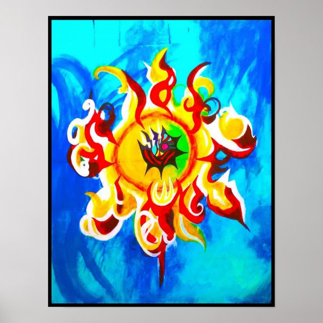 The Burning Star Poster (Front)