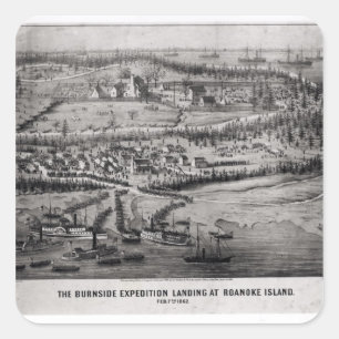 The Burnside Expedition Square Sticker
