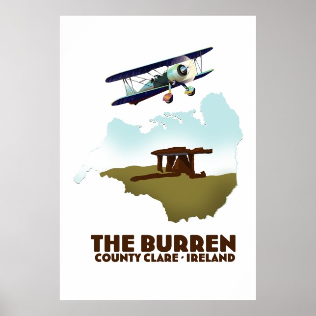 The Burren County Clare Ireland Poster (Front)