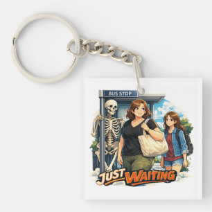The bus stop key ring