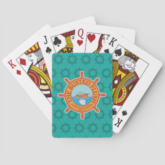 The Busted Flush (Aqua) - Playing Cards