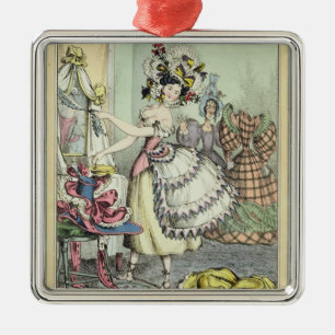 The Bustle, published by Thomas McLean, London (co Metal Ornament