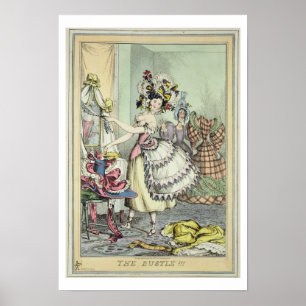 The Bustle, published by Thomas McLean, London (co Poster