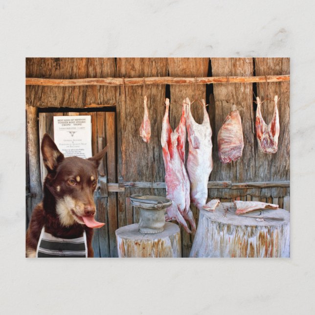 The Butcher Postcard (Front)