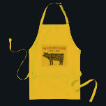 The Butchers Guide Cuts of Beef Standard Apron<br><div class="desc">The Butcher's Guide. Cuts of Beef. Perfect for the grill master showing all the cuts of beef from a cow.</div>