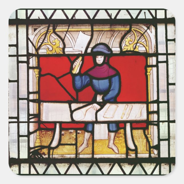 The Butcher's Window Square Sticker (Front)