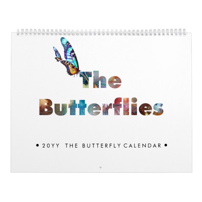 The Butterflies Calendar Personalise The Year  (Cover)