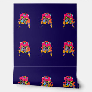 The Butterfly Chair Home Decor Wallpaper