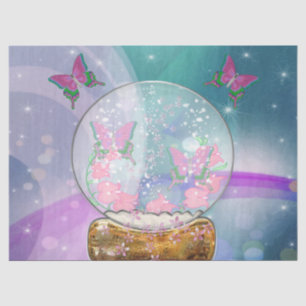 The Butterfly Globe Tissue Paper