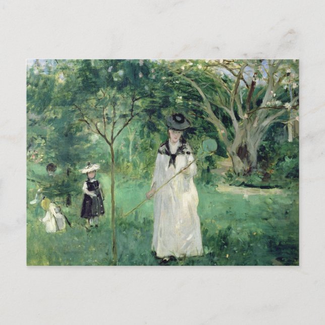 The Butterfly Hunt, 1874 Postcard (Front)