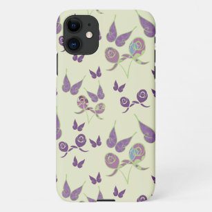 The Butterfly Joy in Cream iPhone Case