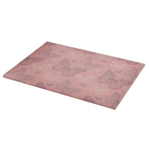 The Butterfly Pink Cutting Board