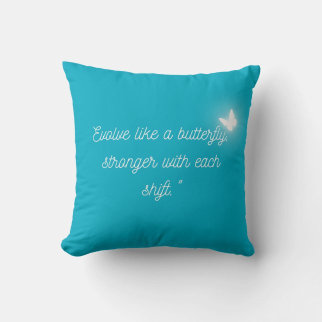 The Butterfly's Evolution Cushion (Front)