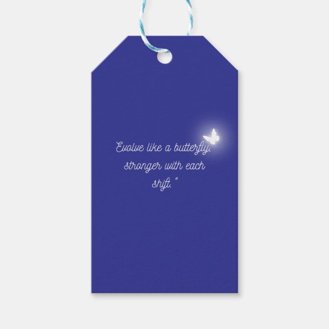 The Butterfly's Evolution Gift Tags (Front)