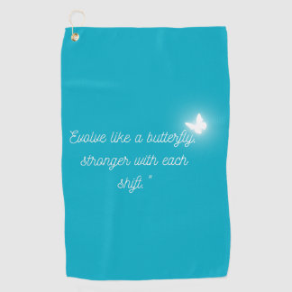 The Butterfly's Evolution Golf Towel