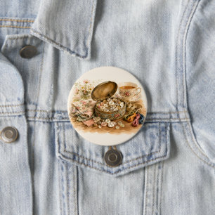 The Button Tin Button