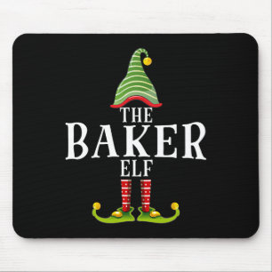 The Byker Elf Funny Matching Pajama Xmas Mouse Pad