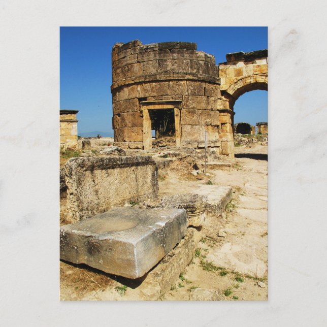 THE BYZANTINE GATE - Hierapolis Postcard (Front)