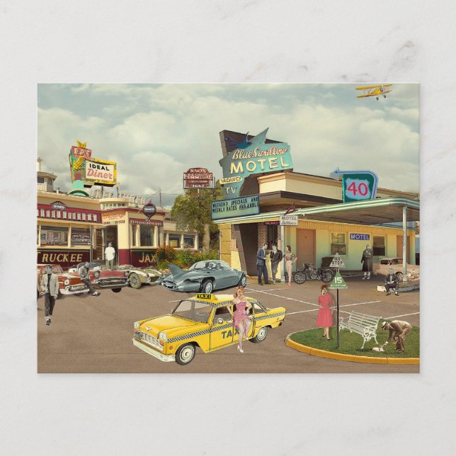 The Cab Driver Holiday Postcard (Front)