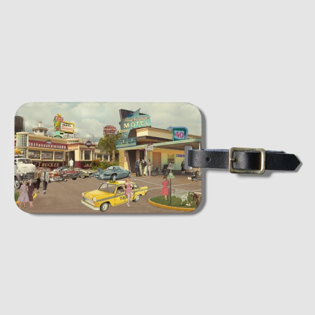 The Cab Driver Luggage Tag (Front Horizontal)