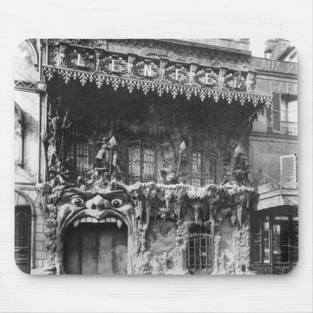 The Cabaret de 'l'Enfer' in Paris Mouse Pad (Front)
