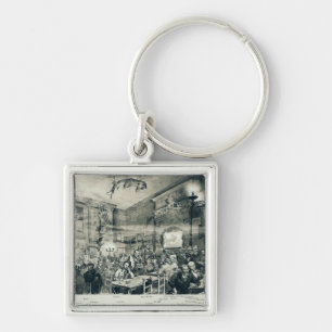 The Cabaret du Chat Noir, 1886 Key Ring