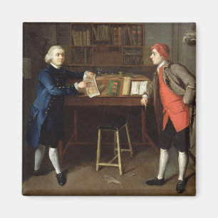 The Cabinet-Makers (oil on canvas) Magnet