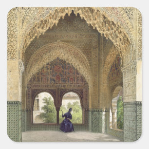 The Cabinet of the Infantas in the Room of the Two Square Sticker