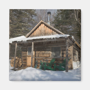 The cabins at the AMC's Little Lyford Pond Magnet