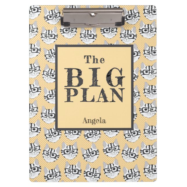 The Cadstudios The Big Plan Beige Clipboard (Front)
